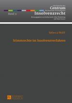 ISBN 9783631654118: Stimmrechte im Insolvenzverfahren