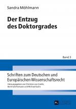 ISBN 9783631726471: Der Entzug des Doktorgrades