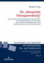 ISBN 9783631924501: Die „überquotale Teilungsanordnung“ – unter besonderer Berücksichtigung der Ausgleichspflicht bei der Rechtsnachfolge von Todes wegen durch qualifizierte Nachfolgeklausel in den Gesellschaftsanteil einer Personengesellschaft