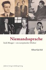 ISBN 9783633542697: Niemandssprache: Itzik Manger – ein europäischer Dichter