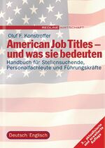 Oluf F Konstroffer: American Job Titles Oluf F Konstroffer: American Job Titles