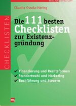 ISBN 9783636030054: Die 111 besten Checklisten zur Existenzgründung