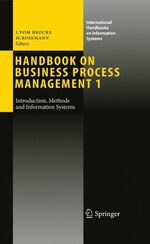 ISBN 9783642004155: Handbook on Business Process Management 1 – Introduction, Methods, and Information Systems