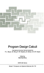 ISBN 9783642081644: Program Design Calculi