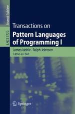 ISBN 9783642108310: Transactions on Pattern Languages of Programming I