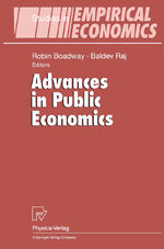 ISBN 9783642633249: Advances in Public Economics