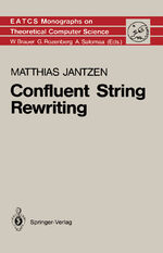 ISBN 9783642648670: Confluent String Rewriting
