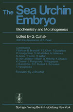 ISBN 9783642659669: The Sea Urchin Embryo – Biochemistry and Morphogenesis