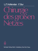 ISBN 9783642696039: Chirurgie des großen Netzes