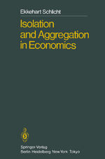 ISBN 9783642703003: Isolation and Aggregation in Economics