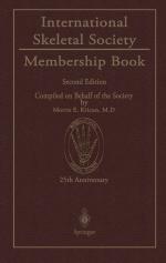 ISBN 9783642721229: International Skeletal Society Membership Book