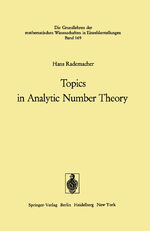 ISBN 9783642806179: Topics in Analytic Number Theory