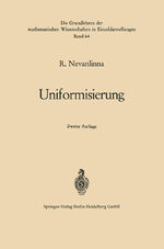 ISBN 9783642885624: Uniformisierung