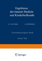 ISBN 9783642888250: Ergebnisse der Inneren Medizin und Kinderheilkunde - Vierundsechzigster Band Erster Teil