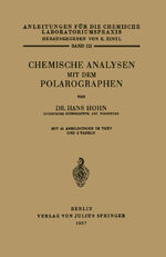 ISBN 9783642888755: Chemische Analysen mit dem Polarographen