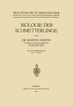 Biologie der Schmetterlinge