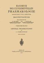 ISBN 9783642896071: General Pharmacology