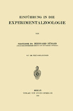 ISBN 9783642896330: Einführung in die Experimentalzoologie