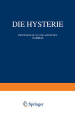 ISBN 9783642900389: Die Hysterie