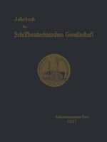 ISBN 9783642901676: Jahrbuch der Schiffbautechnischen Gesellschaft - Achtundzwanzigster Band