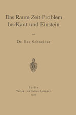 ISBN 9783642903687: Das Raum-Zeit-Problem bei Kant und Einstein