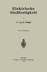 ISBN 9783642904486: Elektrische Stoßfestigkeit