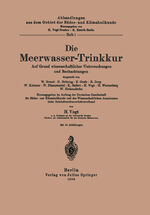 ISBN 9783642904981: Die Meerwasser-Trinkkur / Auf Grund wissenschaftlicher Untersuchungen und Beobachtungen / Vogt Vogt / Taschenbuch / Abhandlungen aus dem Gebiet der Bäder- und Klimaheilkunde / Paperback / vi / Deutsch