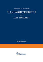 ISBN 9783642938641: Wilhelm Gesenius’ Hebräisches und Aramäisches Handwörterbuch über das Alte Testament