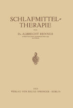 ISBN 9783642983023: Schlafmittel-Therapie