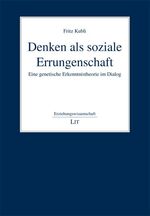 ISBN 9783643800930: Denken als soziale Errungenschaft – Eine genetische Erkenntnistheorie im Dialog