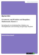 ISBN 9783656564102: Geometrie mit Würfeln und Baupläne. Mathematik: Klasse 3