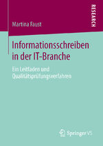 ISBN 9783658016333: Informationsschreiben in der IT-Branche - Ein Leitfaden und Qualitätsprüfungsverfahren