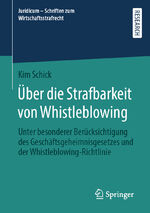 Kim Schick: Über die Strafbarkeit von Wh