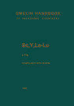 ISBN 9783662075050: Sc, Y, La-Lu. Rare Earth Elements - Compounds with Boron