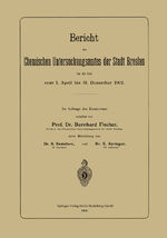 ISBN 9783662320495: Bericht des Chemischen Untersuchungsamtes der Stadt Breslau für die Zeit vom 1. April bis 31. Dezember 1902