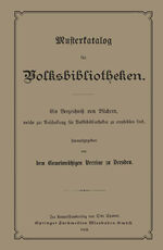 ISBN 9783662334928: Musterkatalog für Volksbibliotheken