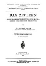 ISBN 9783662343791: Das Zittern – Seine Erscheinungsformen, Seine Pathogenese und Klinische Bedeutung