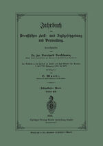 ISBN 9783662372517: Jahrbuch der Preußischen Forst- und Jagd-Gesetzgebung und Verwaltung – Im Anschluss an das Jahrbuch im Forst- und Jagdkalender für Breussen I. bis XVII. Jahrgang (1851 bis 1867)