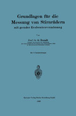 ISBN 9783662407264: Grundlagen für die Messung von Stirnrädern mit gerader Evolventenverzahnung