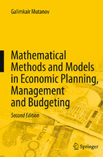 ISBN 9783662525883: Mathematical Methods and Models in Economic Planning, Management and Budgeting