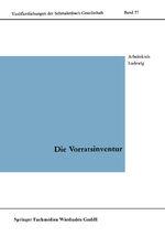 ISBN 9783663003564: Die Vorratsinventur - Herkömmliche und moderne Systeme und Verfahren