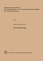 Gerhard Mensch: Ablaufplanung / Gerhard 