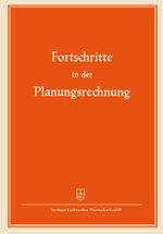 ISBN 9783663005438: Fortschritte in der Planungsrechnung | Arbeitsgemeinschaft Planungsrechnung e. V. | Taschenbuch | Paperback | 124 S. | Deutsch | Gabler Verlag | EAN 9783663005438