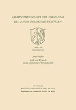 ISBN 9783663010159: Statik und Dynamik in der scholastischen Wirtschaftsethik