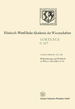 ISBN 9783663018292: Welteroberung und Weltfriede im Wirken Alexanders d. Gr.