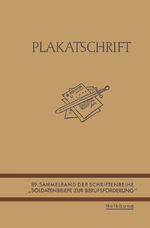 ISBN 9783663125716: Plakatschrift