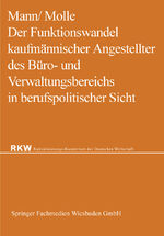 Fritz Molle: Der Funktionswandel kaufmän