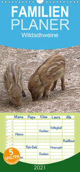 ISBN 9783672181765: Wildschweine - Familienplaner hoch (Wandkalender 2021 , 21 cm x 45 cm, hoch) – Clevere Borstenviecher in unseren Wäldern (Monatskalender, 14 Seiten )