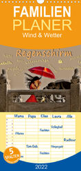 ISBN 9783673928109: Regenschirm  - Familienplaner hoch (Wandkalender 2022 , 21 cm x 45 cm, hoch)