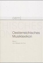 ISBN 9783700130437: Österreichisches Musiklexikon / Österreichisches Musiklexikon Band 1 – Abbado - Fux